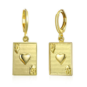 10 of Hearts Drop Earrings, Earring, Golden NYC Jewelry, Golden NYC Jewelry  jewelryjewelry deals, swarovski crystal jewelry, groupon jewelry,, jewelry for mom,