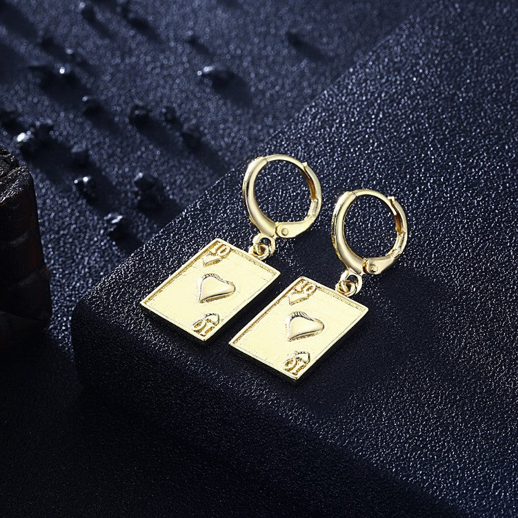 10 of Hearts Drop Earrings, Earring, Golden NYC Jewelry, Golden NYC Jewelry jewelryjewelry deals, swarovski crystal jewelry, groupon jewelry,, jewelry for mom,