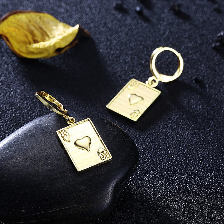 10 of Hearts Drop Earrings, Earring, Golden NYC Jewelry, Golden NYC Jewelry jewelryjewelry deals, swarovski crystal jewelry, groupon jewelry,, jewelry for mom,