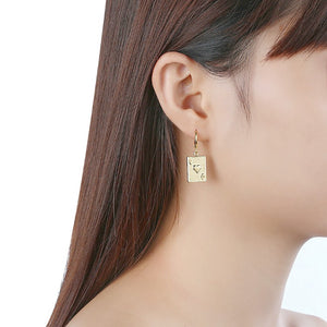 Ace of Hearts Drop Earrings, Gold Collection, Earring, Gold, Golden NYC Jewelry, Golden NYC Jewelry  jewelryjewelry deals, swarovski crystal jewelry, groupon jewelry,, jewelry for mom, 