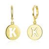 K for Kindness Drop Earrings, Gold Collection, Earring, Gold, Golden NYC Jewelry, Golden NYC Jewelry fashion jewelry, cheap jewelry, jewelry for mom, 