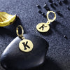 K for Kindness Drop Earrings, Gold Collection, Earring, Gold, Golden NYC Jewelry, Golden NYC Jewelry fashion jewelry, cheap jewelry, jewelry for mom, 
