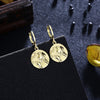 Prayer Drop Earrings, Gold Collection, Earring, Gold, Golden NYC Jewelry, Golden NYC Jewelry fashion jewelry, cheap jewelry, jewelry for mom, 