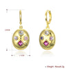 Pink Passion Drop Earring in 18K Gold Plated