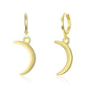 Moon Drop Earring in 18K Gold Plated