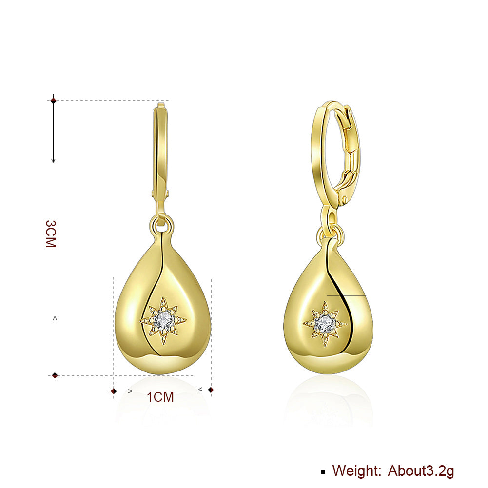 Drop Earring in 18K Gold Plated