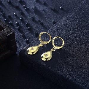 Swarovski Crystal Teardrop Drop Earrings - Golden NYC Jewelry www.goldennycjewelry.com fashion jewelry for women