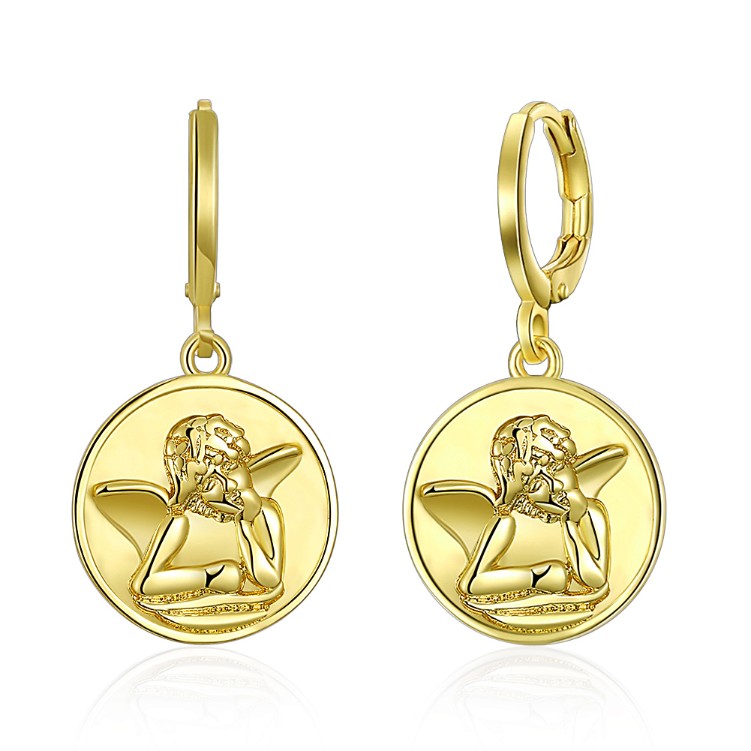 Baby Angel Drop Earrings, Gold Collection, Earring, Gold, Golden NYC Jewelry, Golden NYC Jewelry jewelryjewelry deals, swarovski crystal jewelry, groupon jewelry,, jewelry for mom, 