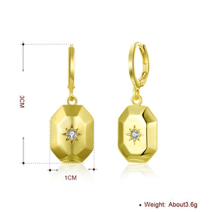 Sunshine Drop Earring in 18K Gold Plated