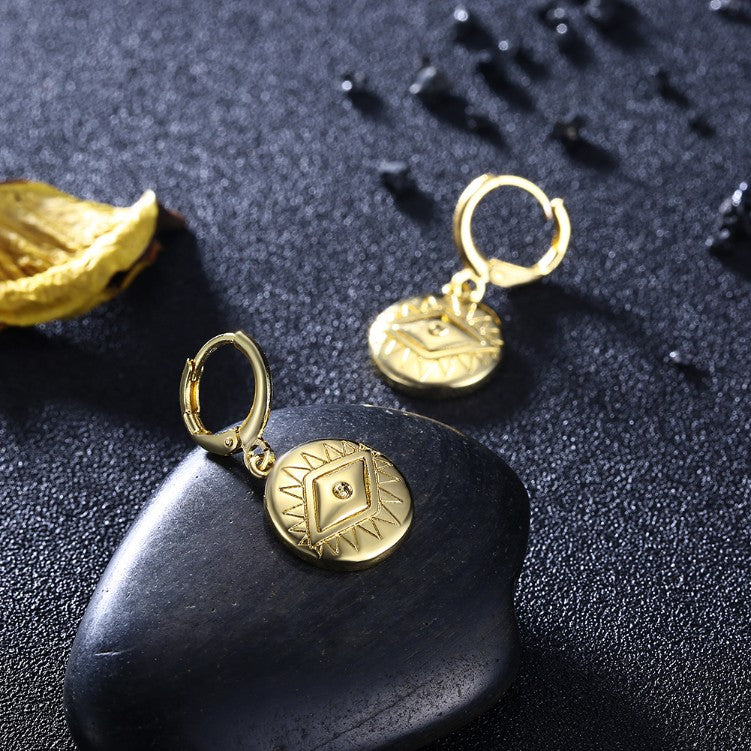 Evil Eye Protection Drop Earrings, Gold Collection, Earring, Gold, Golden NYC Jewelry, Golden NYC Jewelry jewelryjewelry deals, swarovski crystal jewelry, groupon jewelry,, jewelry for mom, 