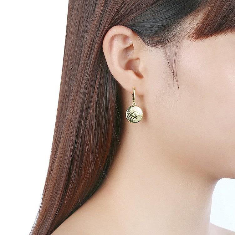 Evil Eye Protection Drop Earrings, Gold Collection, Earring, Gold, Golden NYC Jewelry, Golden NYC Jewelry jewelryjewelry deals, swarovski crystal jewelry, groupon jewelry,, jewelry for mom, 