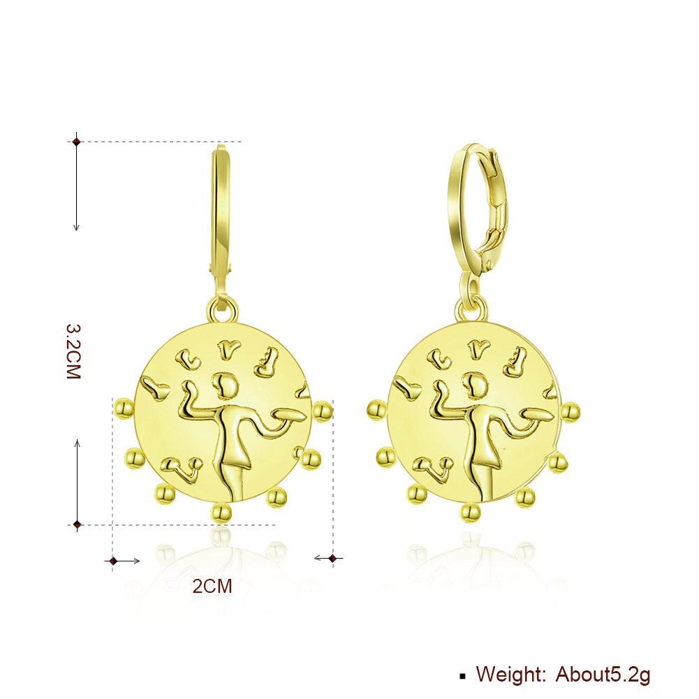 LOVE Dancing Drop Earring in 18K Gold Plated