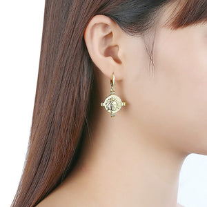 Athens Gold Drop Earrings, Gold Collection, Earring, Gold, Golden NYC Jewelry, Golden NYC Jewelry  jewelryjewelry deals, swarovski crystal jewelry, groupon jewelry,, jewelry for mom, 