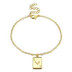 Jack of Hearts Bracelet in 18K Gold Plated, Gold Collection, Bracelet, Gold, Golden NYC Jewelry, Golden NYC Jewelry fashion jewelry, cheap jewelry, jewelry for mom,