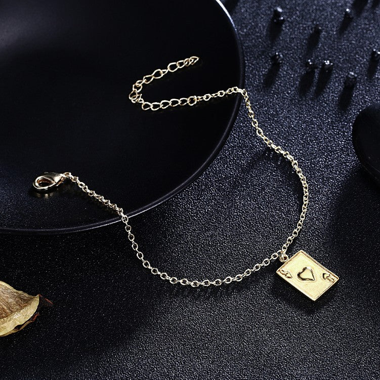 Queen of Hearts Bracelet in 18K Gold Plated, Gold Collection, Bracelet, Gold, Golden NYC Jewelry, Golden NYC Jewelry fashion jewelry, cheap jewelry, jewelry for mom,