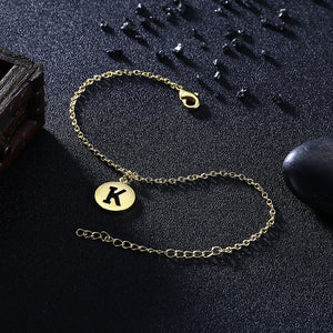 Letter K Bracelet in 18K Gold Plated, Gold Collection, Bracelet, Gold, Golden NYC Jewelry, Golden NYC Jewelry fashion jewelry, cheap jewelry, jewelry for mom,