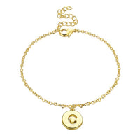Letter C Bracelet in 18K Gold Plated, Gold Collection, Bracelet, Gold, Golden NYC Jewelry, Golden NYC Jewelry fashion jewelry, cheap jewelry, jewelry for mom,