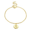 Letter C Bracelet in 18K Gold Plated, Gold Collection, Bracelet, Gold, Golden NYC Jewelry, Golden NYC Jewelry fashion jewelry, cheap jewelry, jewelry for mom,