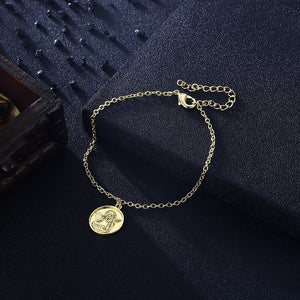 Thinking Baby Angel Bracelet in 18K Gold Plated