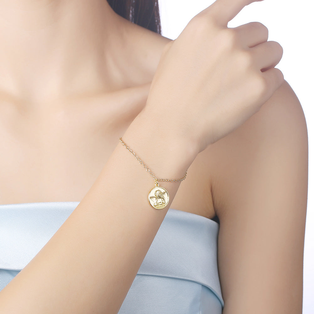 Angel From Above Bracelet in 18K Gold Plated, Gold Collection, Bracelet, Gold, Golden NYC Jewelry, Golden NYC Jewelry jewelryjewelry deals, swarovski crystal jewelry, groupon jewelry,, jewelry for mom,