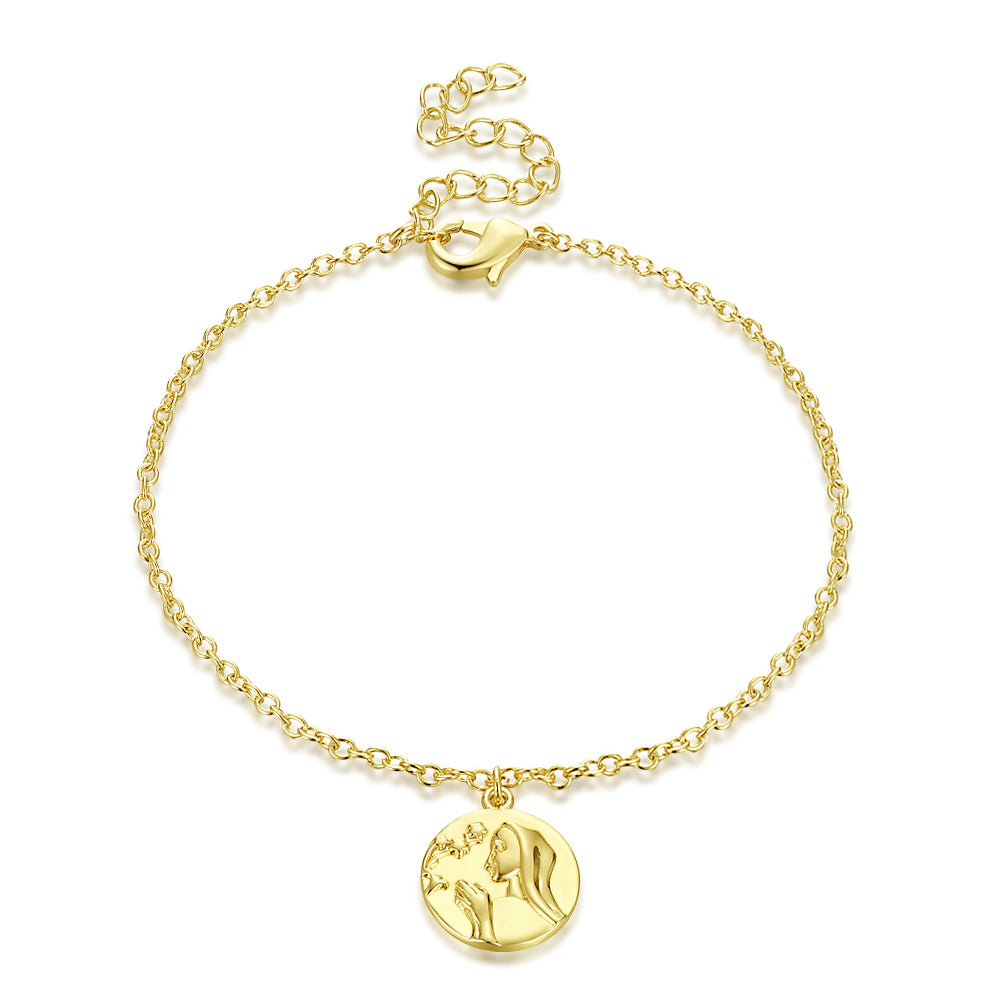 Praying Mother Bracelet in 18K Gold Plated