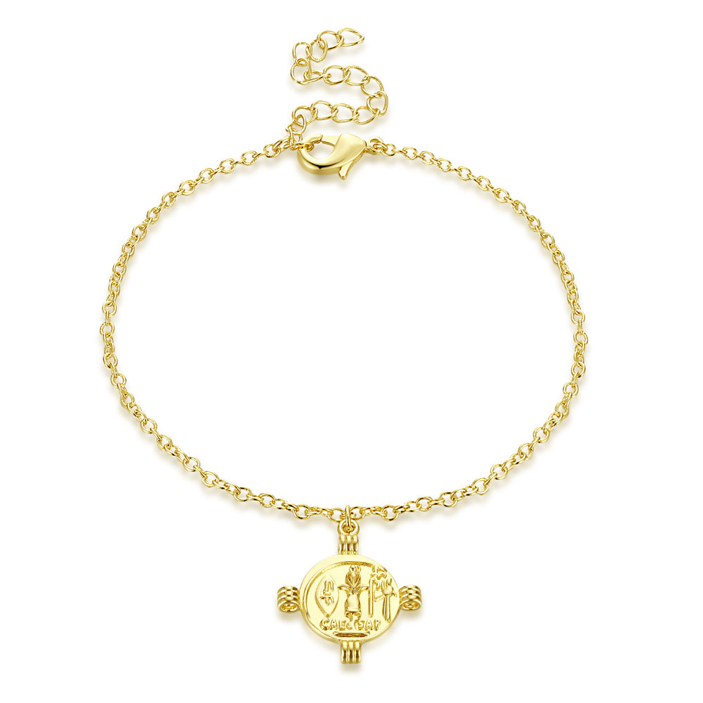 Ceasar Leader Bracelet in 18K Gold Plated, Bracelet, Golden NYC Jewelry, Golden NYC Jewelry jewelryjewelry deals, swarovski crystal jewelry, groupon jewelry,, jewelry for mom,