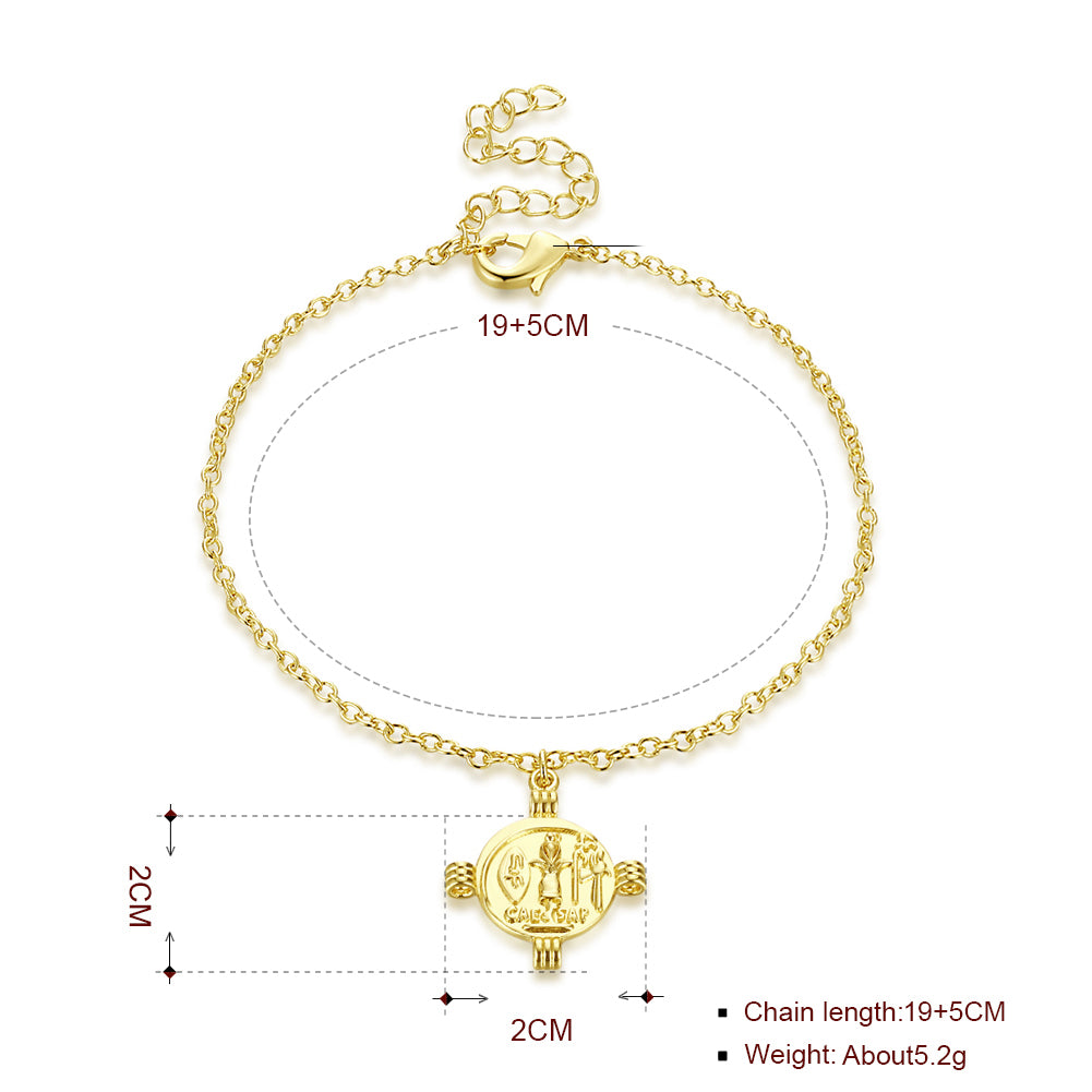 Ceasar Leader Bracelet in 18K Gold Plated, Bracelet, Golden NYC Jewelry, Golden NYC Jewelry jewelryjewelry deals, swarovski crystal jewelry, groupon jewelry,, jewelry for mom,