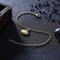 Swarovski Crystal Moon and Star Bracelet in 18K Gold Plated