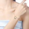 Swarovski Cresent Moon & Star Bracelet in 18K Gold Plated - Golden NYC Jewelry www.goldennycjewelry.com fashion jewelry for women