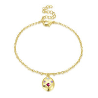 Collection of Ruby Bracelet in 18K Gold Plated, Gold Collection, Bracelet, Gold, Golden NYC Jewelry, Golden NYC Jewelry jewelryjewelry deals, swarovski crystal jewelry, groupon jewelry,, jewelry for mom,