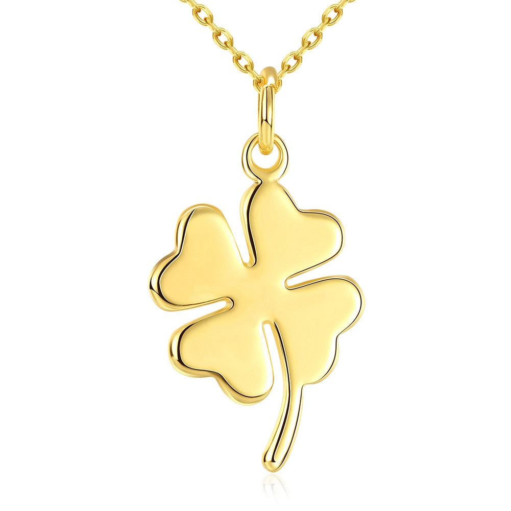 Clover Necklace in 18K Gold Plated, Necklace, Golden NYC Jewelry, Golden NYC Jewelry jewelryjewelry deals, swarovski crystal jewelry, groupon jewelry,, jewelry for mom,