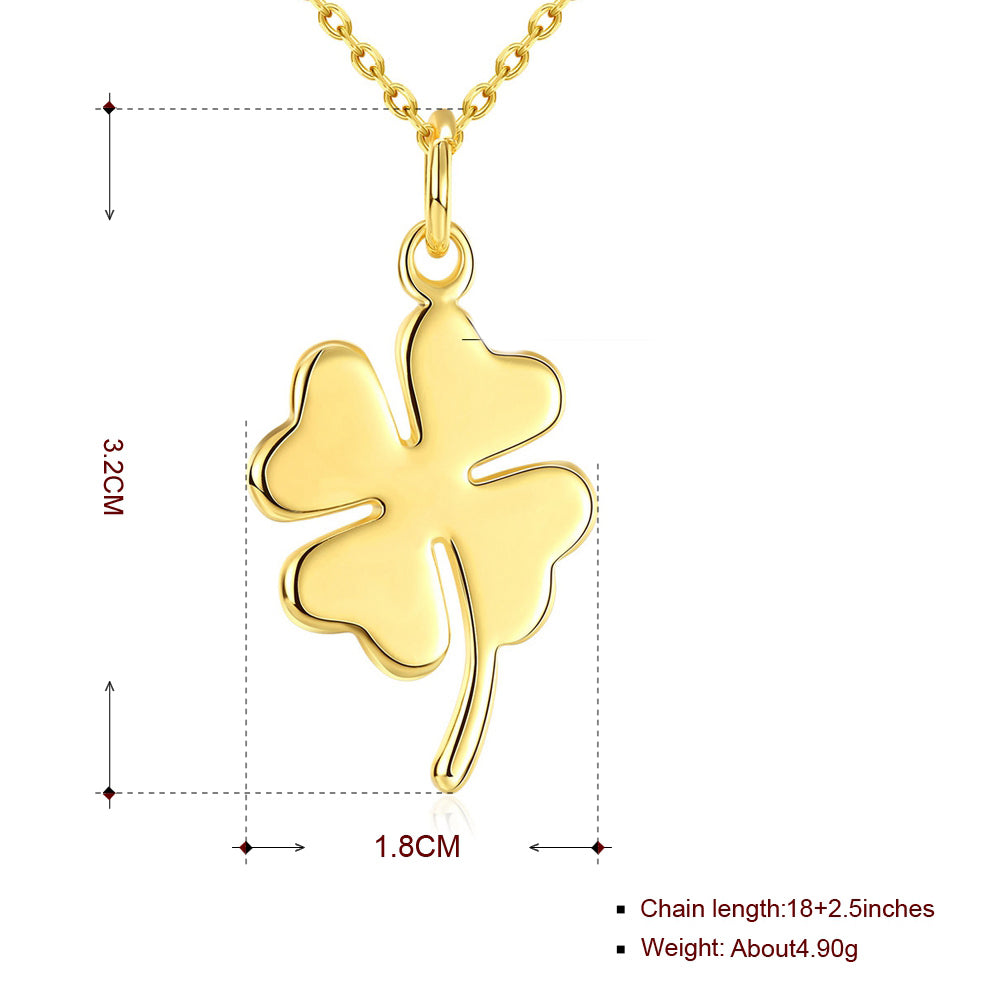 Clover Necklace in 18K Gold Plated, Necklace, Golden NYC Jewelry, Golden NYC Jewelry jewelryjewelry deals, swarovski crystal jewelry, groupon jewelry,, jewelry for mom,