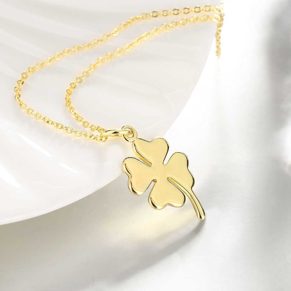 Clover Necklace in 18K Gold Plated, Necklace, Golden NYC Jewelry, Golden NYC Jewelry jewelryjewelry deals, swarovski crystal jewelry, groupon jewelry,, jewelry for mom,