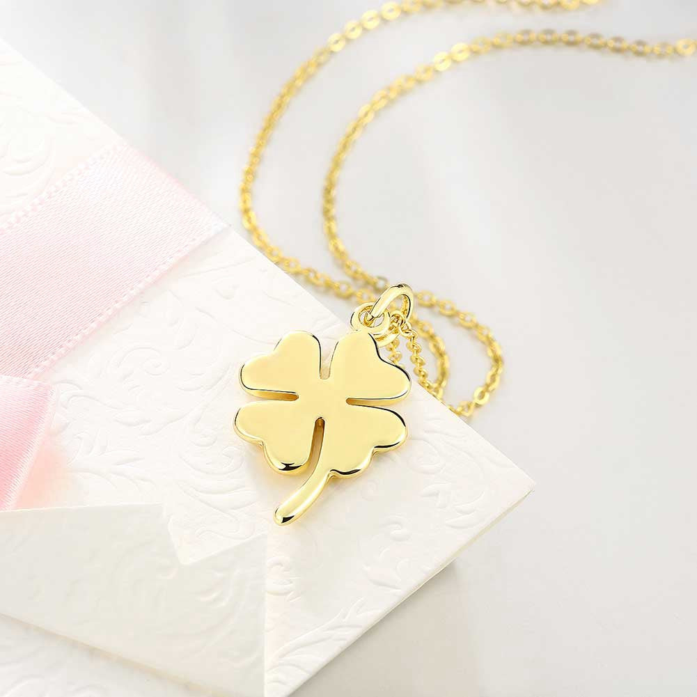 Clover Necklace in 18K Gold Plated, Necklace, Golden NYC Jewelry, Golden NYC Jewelry jewelryjewelry deals, swarovski crystal jewelry, groupon jewelry,, jewelry for mom,