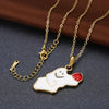 Halloween Ghost Necklace in 18K Gold Plated