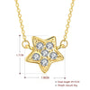 Pave Star Necklace in 18K Gold Plated