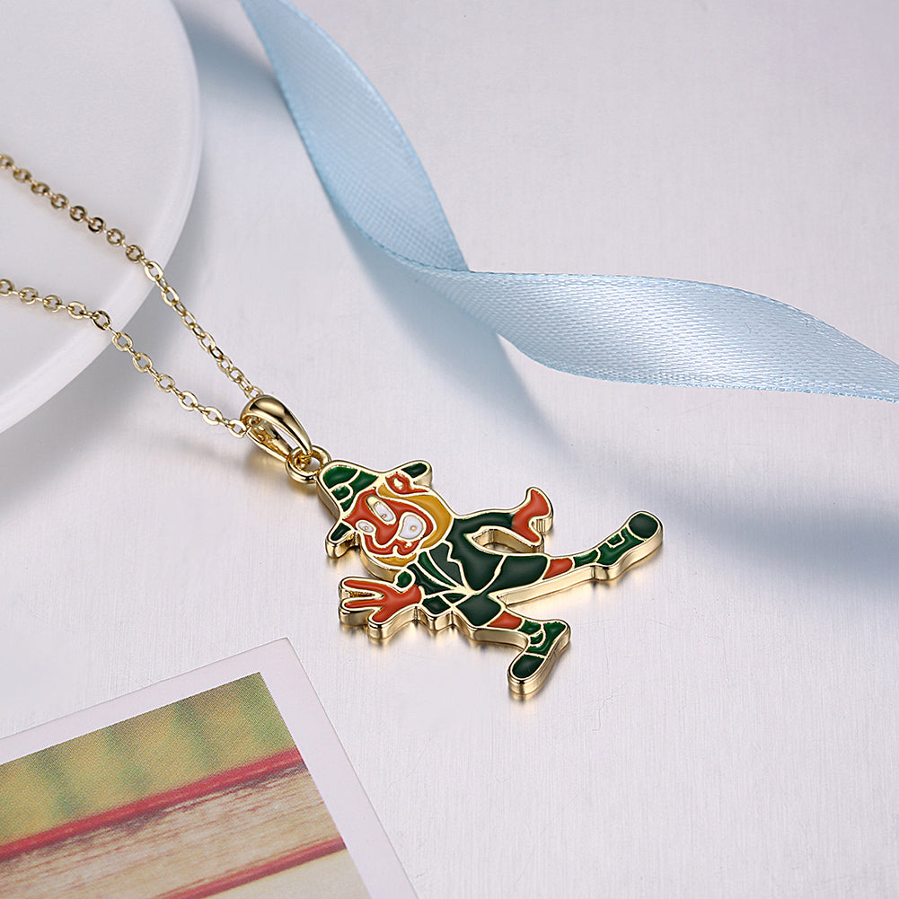 Luck Charm Necklace in 18K Gold Plated
