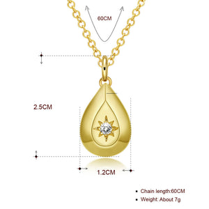 starburst 18"-24" Adjustable Necklace in 18K Gold Plated