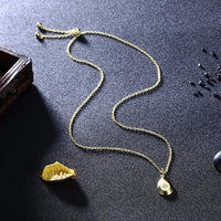 Swarovski Crystal Teardrop Stargaze Necklace in 18K Gold Plated - Golden NYC Jewelry www.goldennycjewelry.com fashion jewelry for women