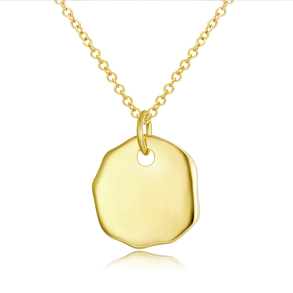 Rock 18"-24" Adjustable Necklace in 18K Gold Plated