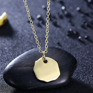 Lucky Coin Necklace in 18K Gold Plated, Gold Collection, Necklace, Gold, Golden NYC Jewelry, Golden NYC Jewelry fashion jewelry, cheap jewelry, jewelry for mom,