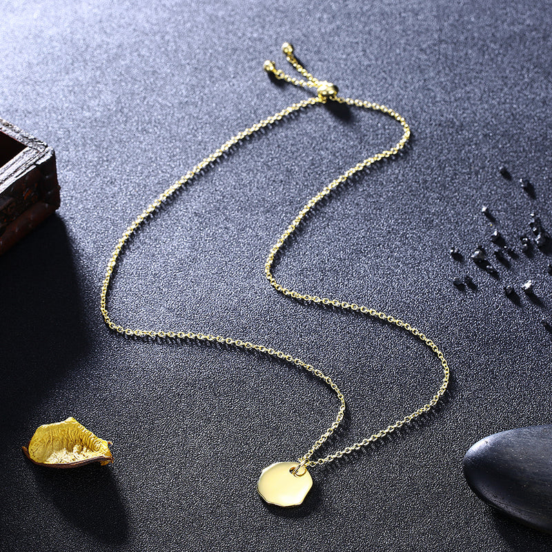 Lucky Coin Necklace in 18K Gold Plated, Gold Collection, Necklace, Gold, Golden NYC Jewelry, Golden NYC Jewelry fashion jewelry, cheap jewelry, jewelry for mom,