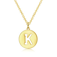 Kindness Disc Necklace in 18K Gold Plated, Gold Collection, Necklace, Gold, Golden NYC Jewelry, Golden NYC Jewelry fashion jewelry, cheap jewelry, jewelry for mom,