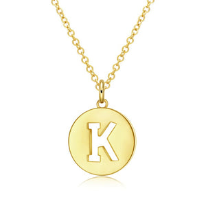 Kindness Disc Necklace in 18K Gold Plated, Gold Collection, Necklace, Gold, Golden NYC Jewelry, Golden NYC Jewelry fashion jewelry, cheap jewelry, jewelry for mom,