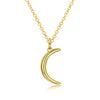 Moon 18"-24" Adjustable Necklace in 18K Gold Plated