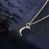 Moon 18"-24" Adjustable Necklace in 18K Gold Plated