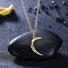 Moon 18"-24" Adjustable Necklace in 18K Gold Plated