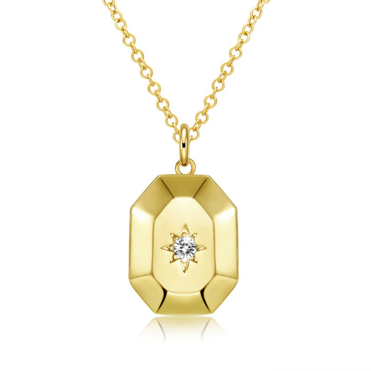 Swarovski Crystal Stargaze Necklace in 18K Gold Plated - Golden NYC Jewelry www.goldennycjewelry.com fashion jewelry for women