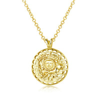 The Power of Sun Necklace in 18K Gold Plated - Golden NYC Jewelry www.goldennycjewelry.com fashion jewelry for women