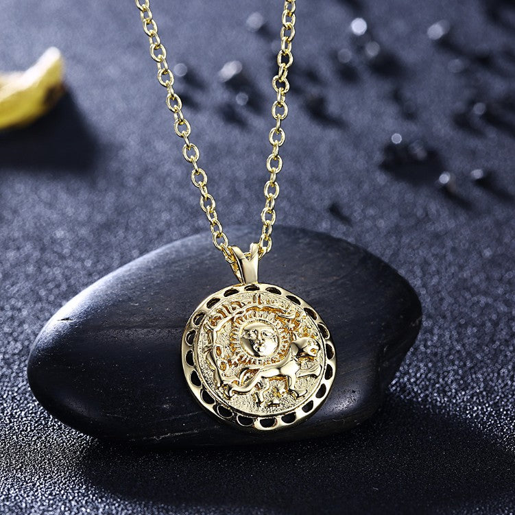 The Power of Sun Necklace in 18K Gold Plated - Golden NYC Jewelry www.goldennycjewelry.com fashion jewelry for women